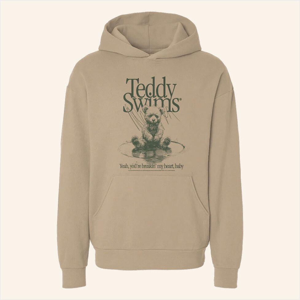 Breakin' My Heart Hoodie Teddy Swims Merch BFF Birthday Gifts Christmas Presents