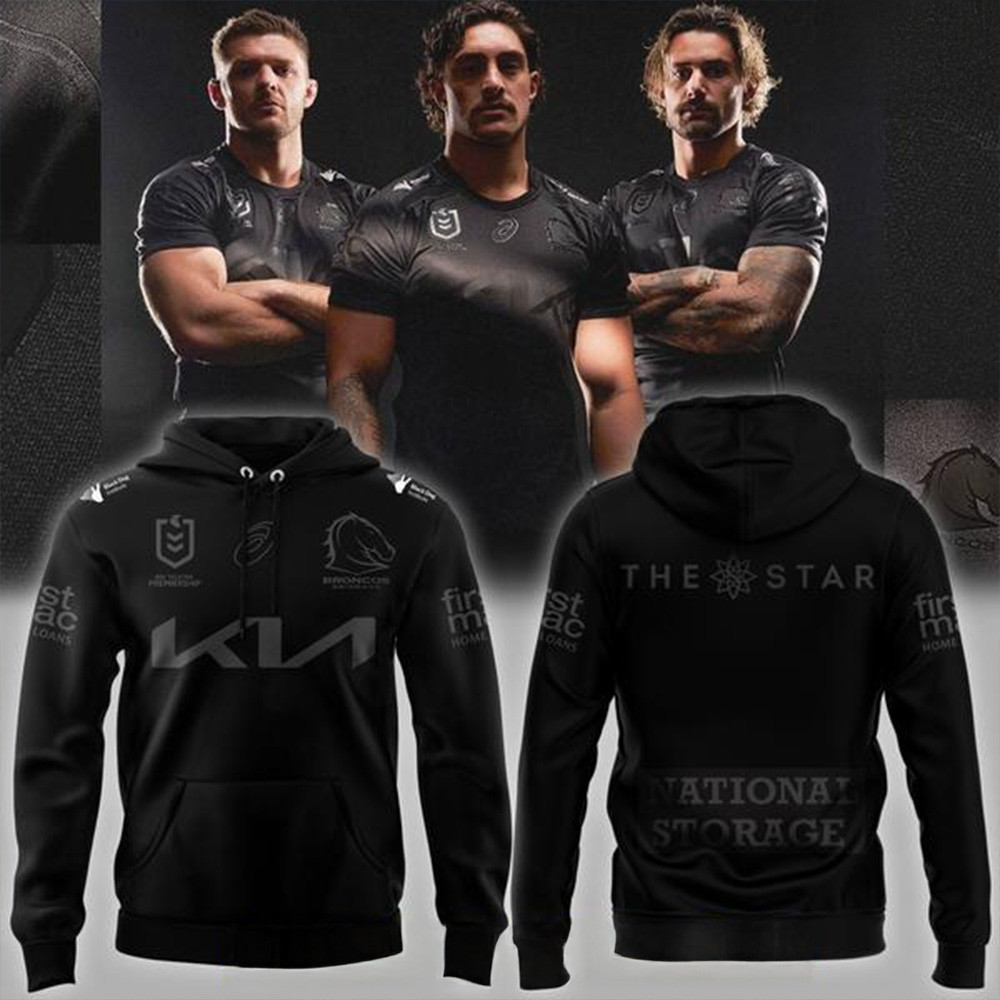 Brisbane Broncos x Black Dog Institute Limited Edition Hoodie Great Father's Day Gifts