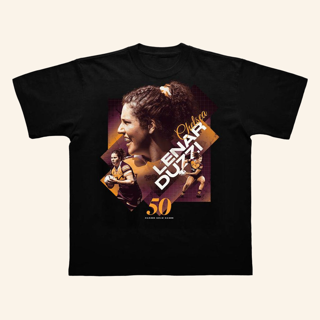 Broncos Team Merch 50 Game Shirt Chelsea Lenarduzzi T-Shirt Gifts For Her