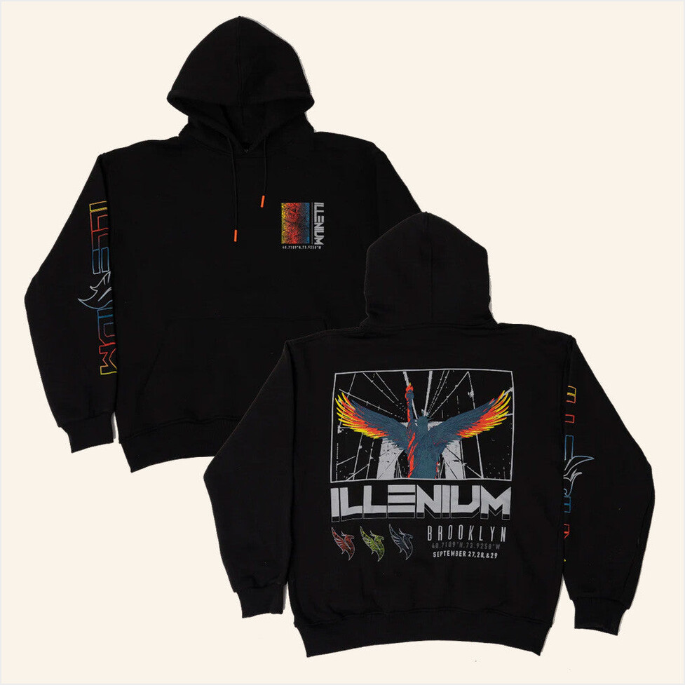 Brooklyn Mirage Hoodie Illenium Merch Birthday Gift Ideas Christmas Presents
