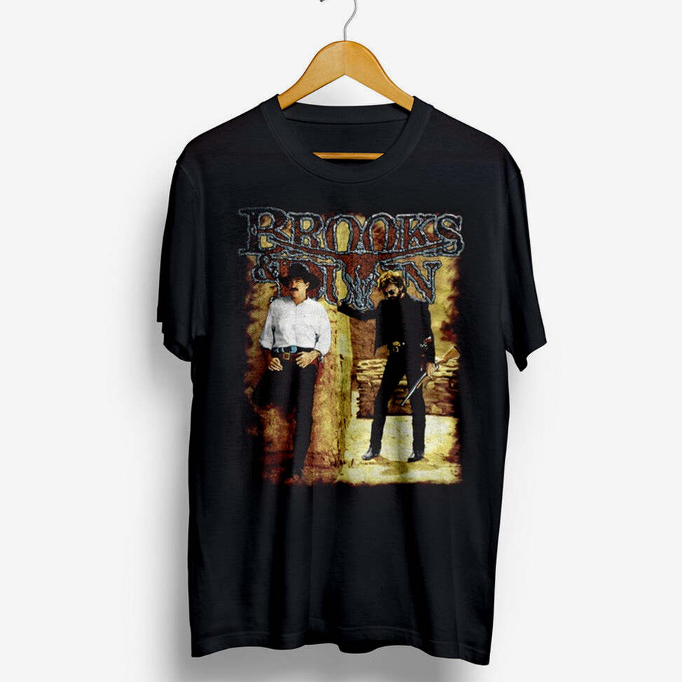 Brooks And Dunn Merch Brooks And Dunn 90's Waitin On Sundown T-Shirt Gifts For Dudes