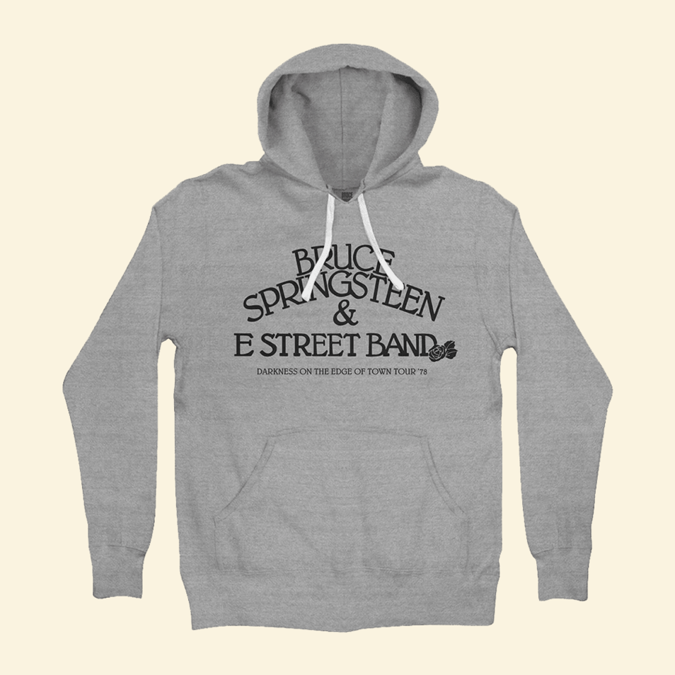 Bruce Springsteen Hoodie E Street Band Gray Hoodie Bruce Springsteen Merch Father's Day Gifts
