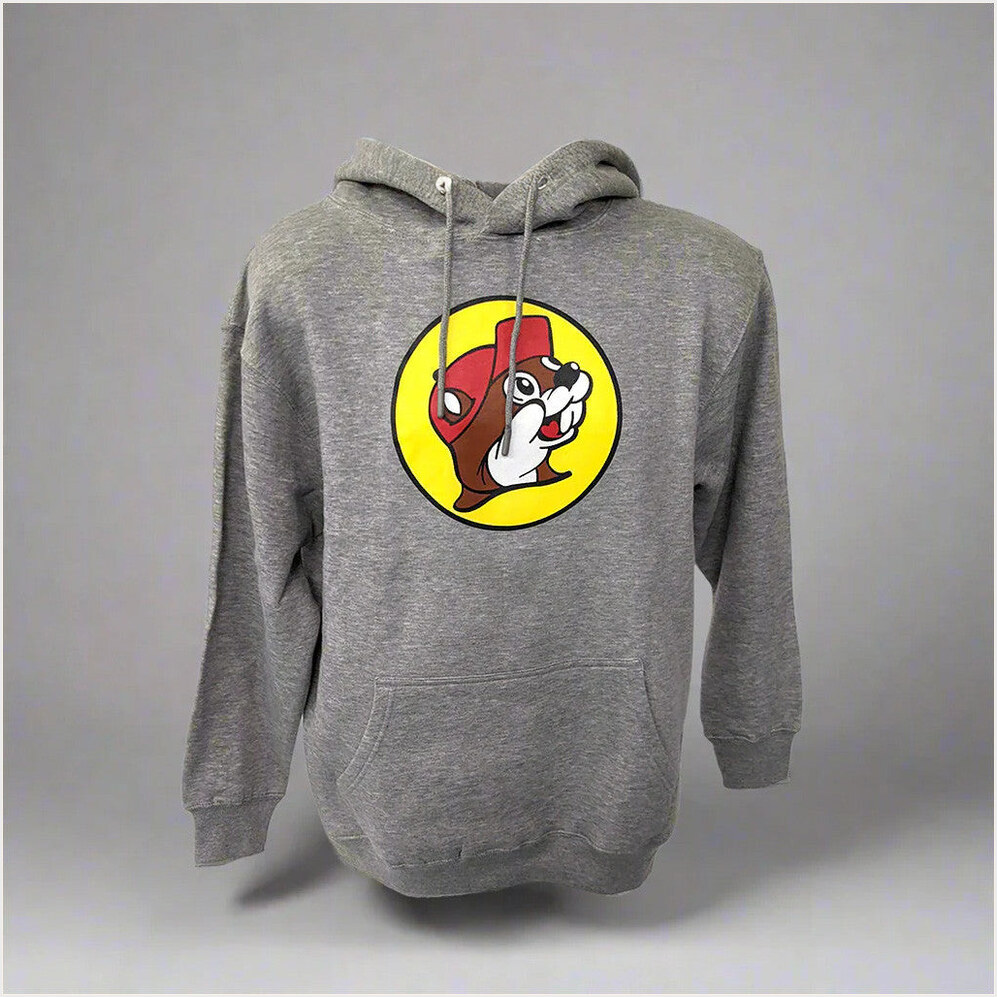 Buc-ee's Grey Hoodie Buc Ee's Merch Birthday Gift Ideas Christmas Presents
