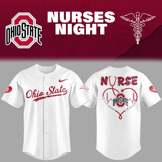 Buckeyes NURSES NIGHT Jersey Football Fan Gift Ideas
