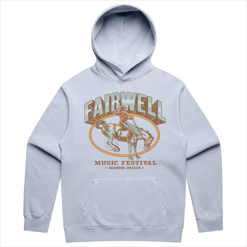 Buckin' Bronco Hoodie Fairwell Festival Merch Birthday Gifts For Husband Best Friend Gifts