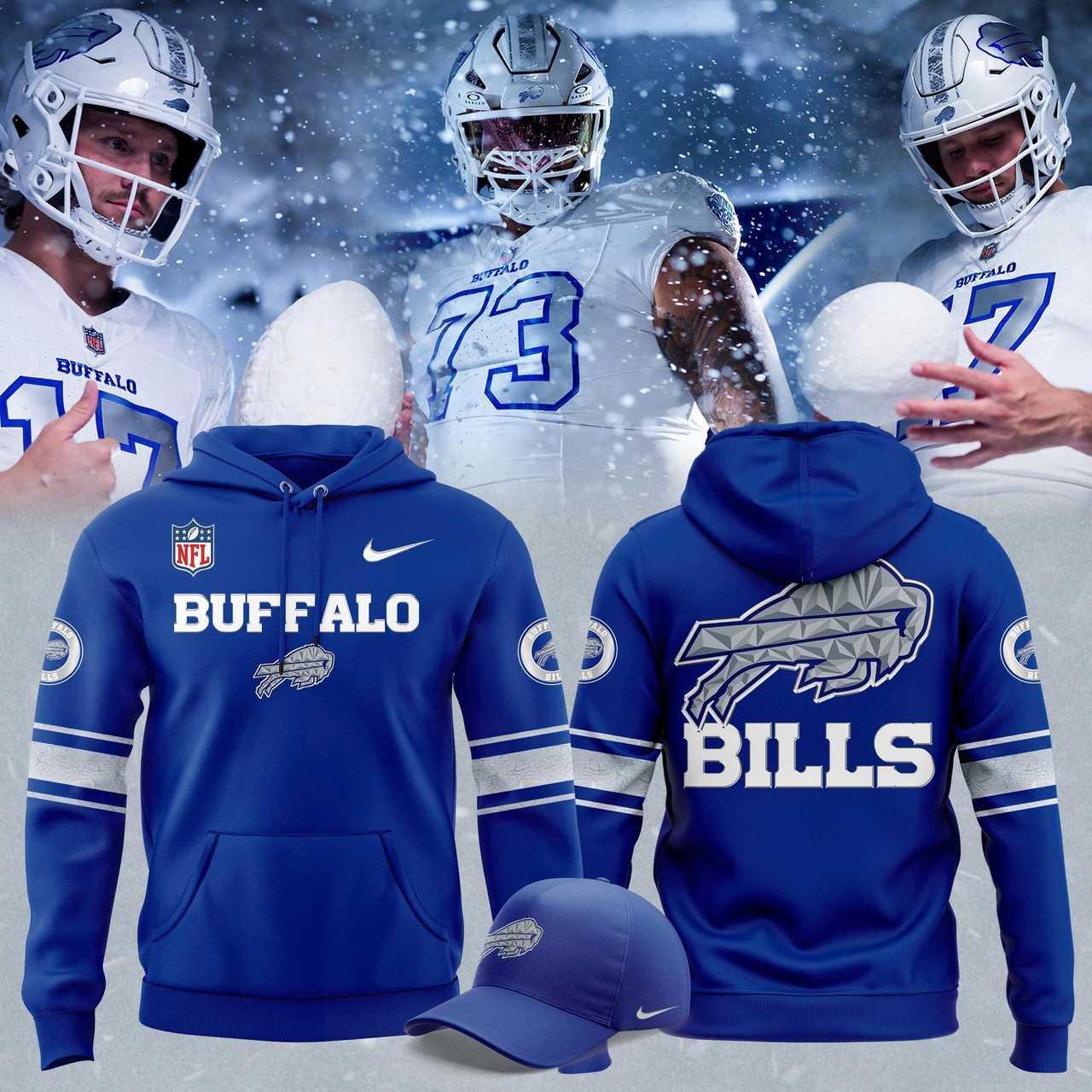 Buffalo Bills Blue Nfl Rivalries Uniforms Hoodie 2025 Cool Idea Merch Gift For Enthusiasts