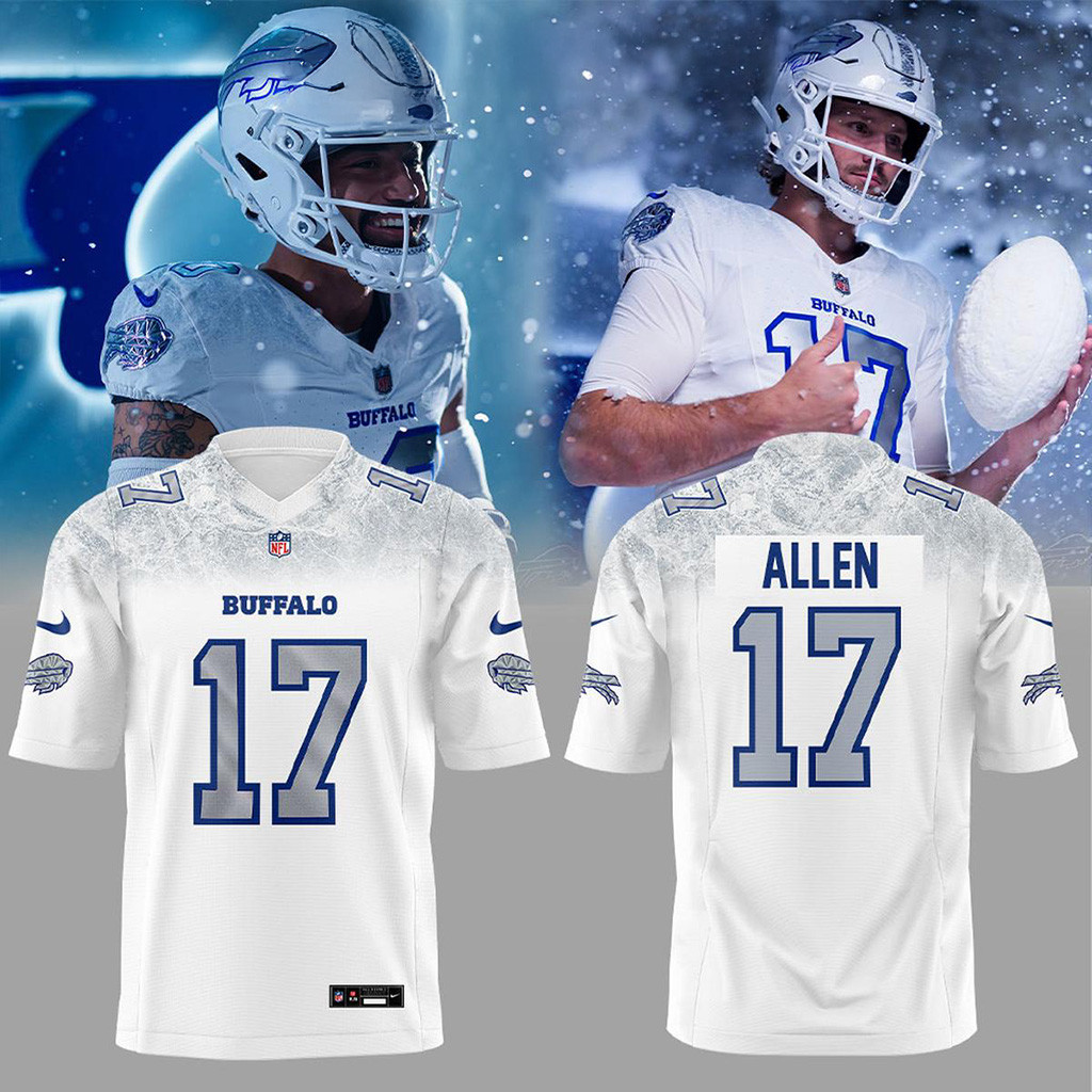 Buffalo Bills Cold Front Rivalries 2025 Jersey Buffalo Bills Merch Football Gifts For Men