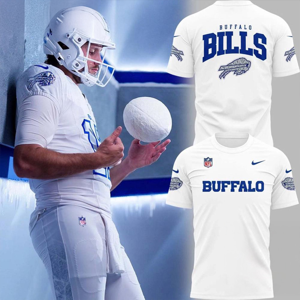 Buffalo Bills Cold Front Uniforms 2025 T-Shirt Buffalo Bills Merch Gift Ideas For Him