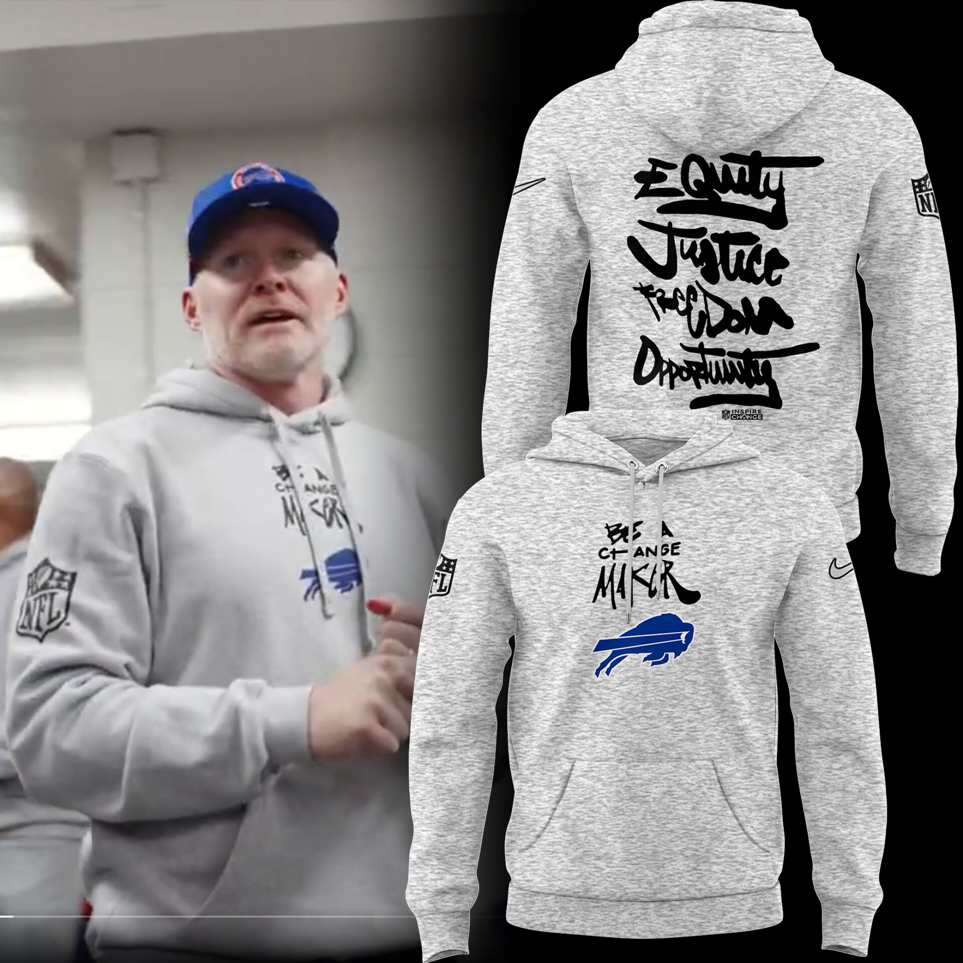 Buffalo Bills Inspire Change Hoodie Gifts For Football Fan