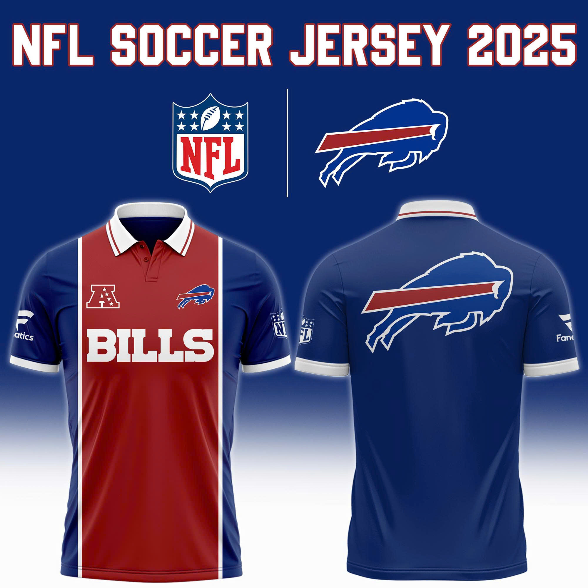Buffalo Bills Nfl 2025 Football X Football Soccer Jersey Unique Gifts For Football Fans