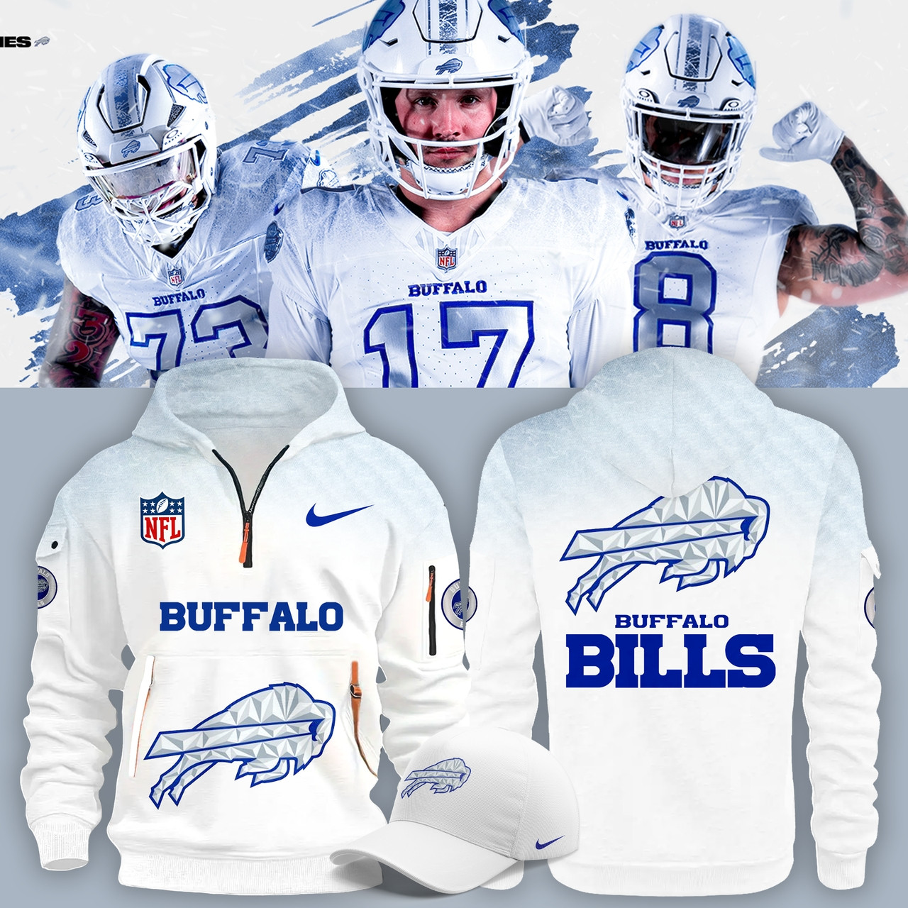 Buffalo Bills Rivalries 2025 H115 Hoodie White Wonderful Merch Gift For Football Enthusiasts