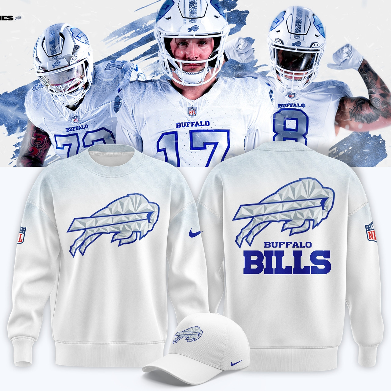 Buffalo Bills Rivalries 2025 Sweatshirt White Great Merch Gift For Fanclubs