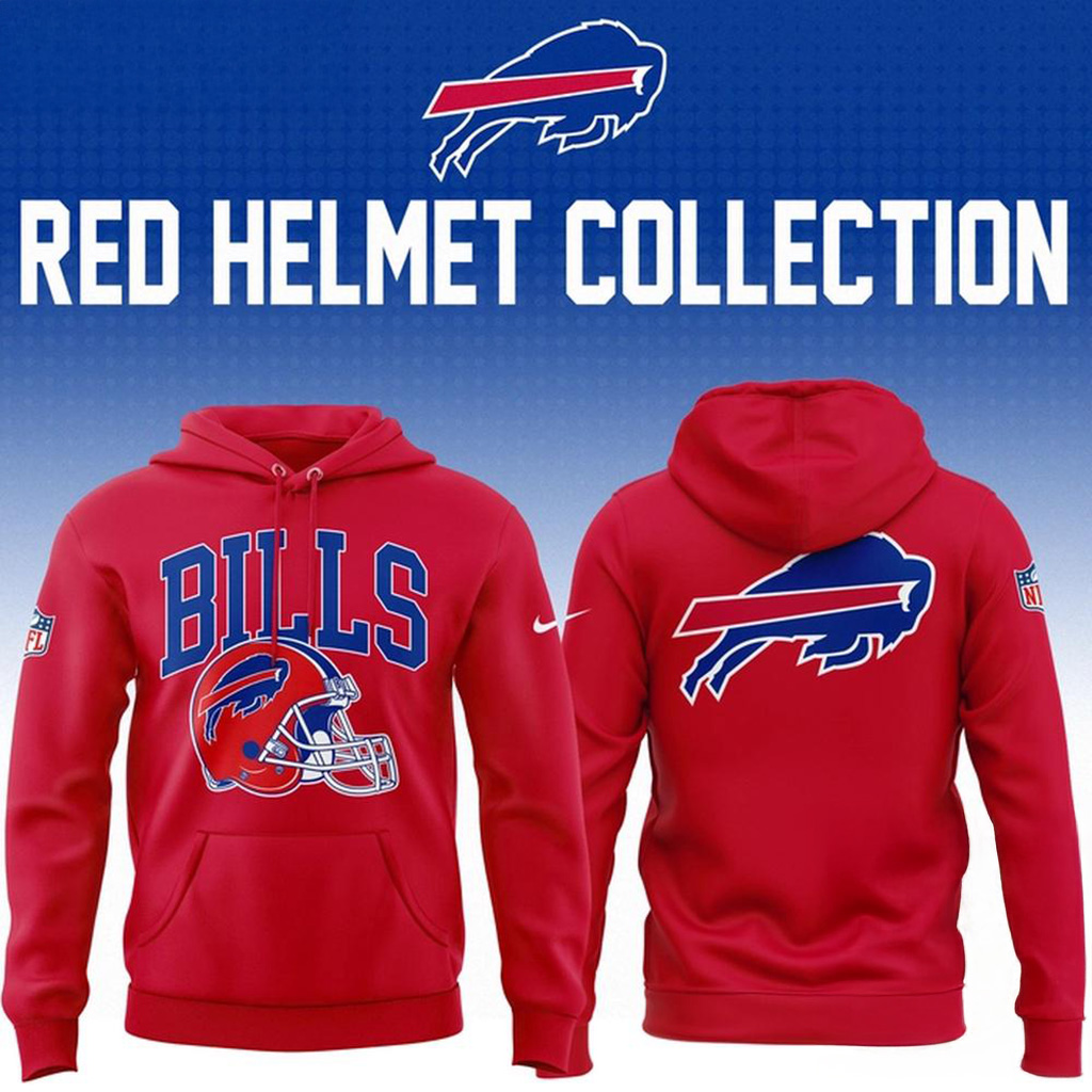 Buffalo Bills The Red Helmets 2025 Hoodie Buffalo Bills Merch Football Gifts For Men