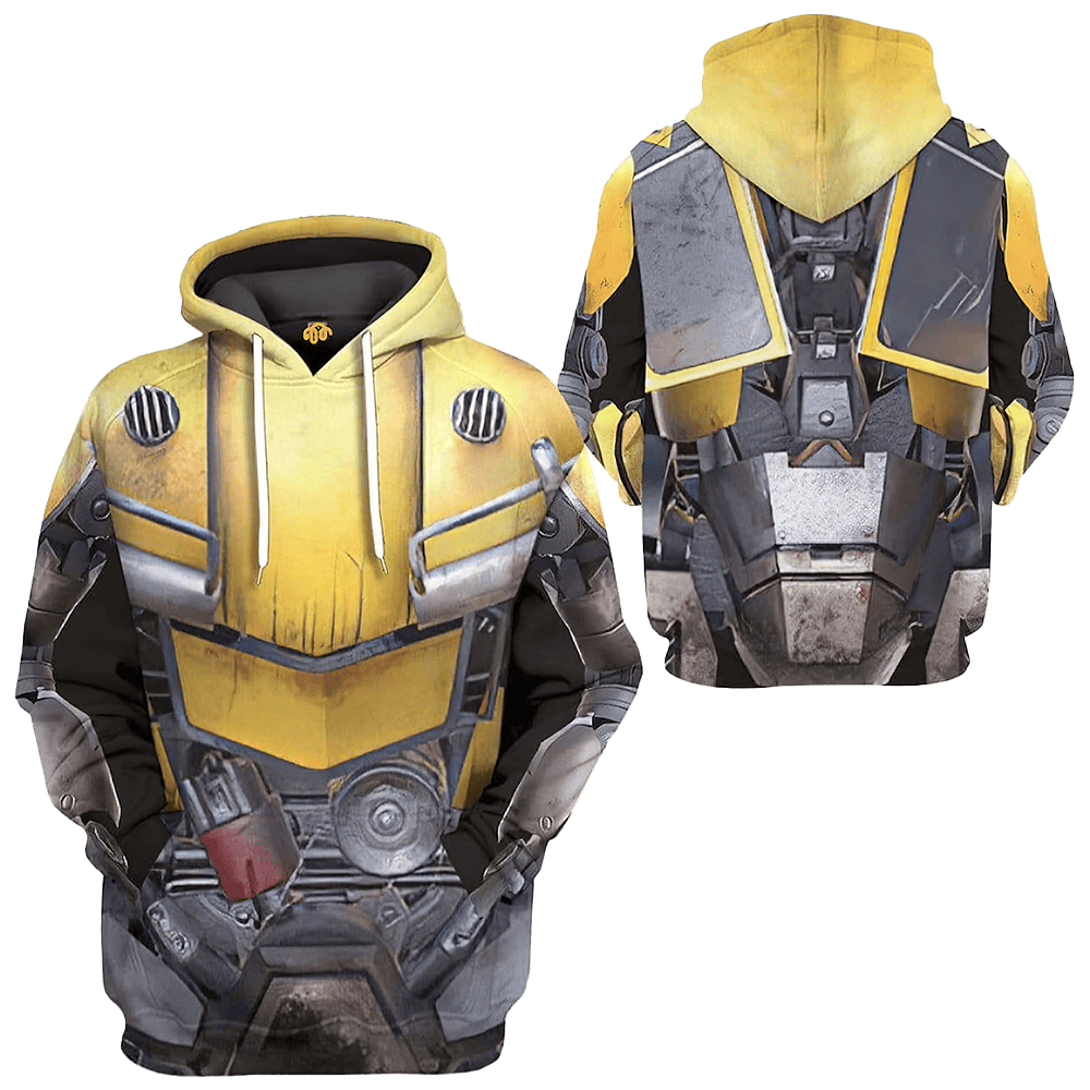 Bumblebee Costume 3D Hoodie Special Father's Day Gifts From Daughter