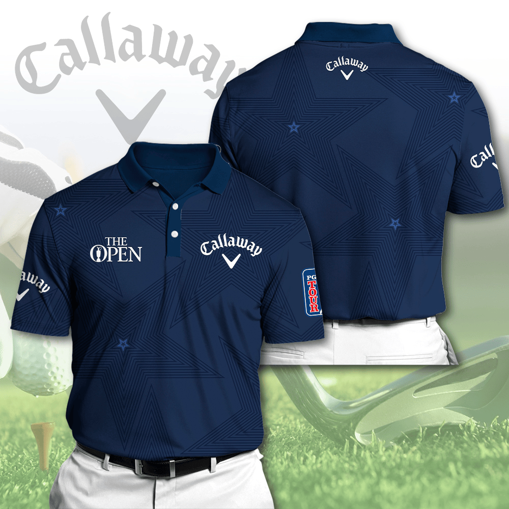 Callaway 2025 Golf The Open Championship Polo Shirt Golf Merch Gifts For Men Golfers