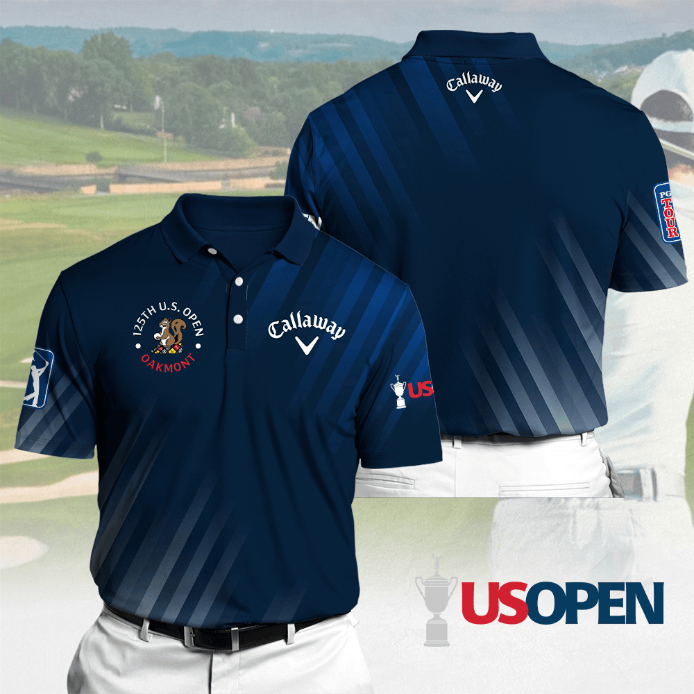 Callaway 2025 Golf The US Open Championship Polo Shirt Golf Merch Cool Gifts For Golfers