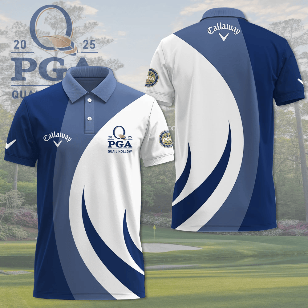 Callaway Golf 2025 PGA Championship Polo Shirt Golf Merch Best Father's Day Golf Gifts
