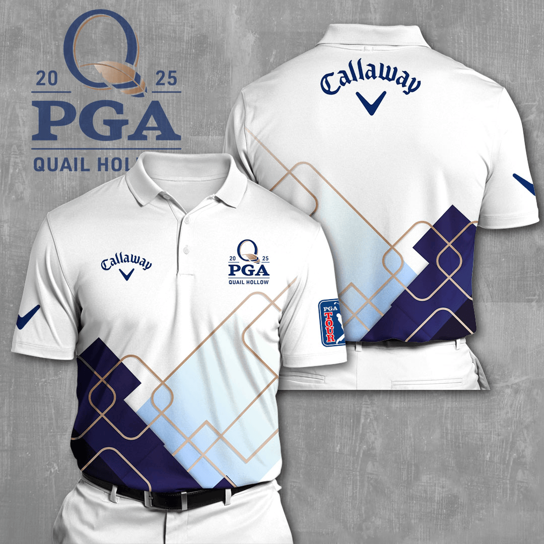 Callaway Golf 2025 PGA Championship Polo Shirt Golf Merch Gifts For Golf Dad