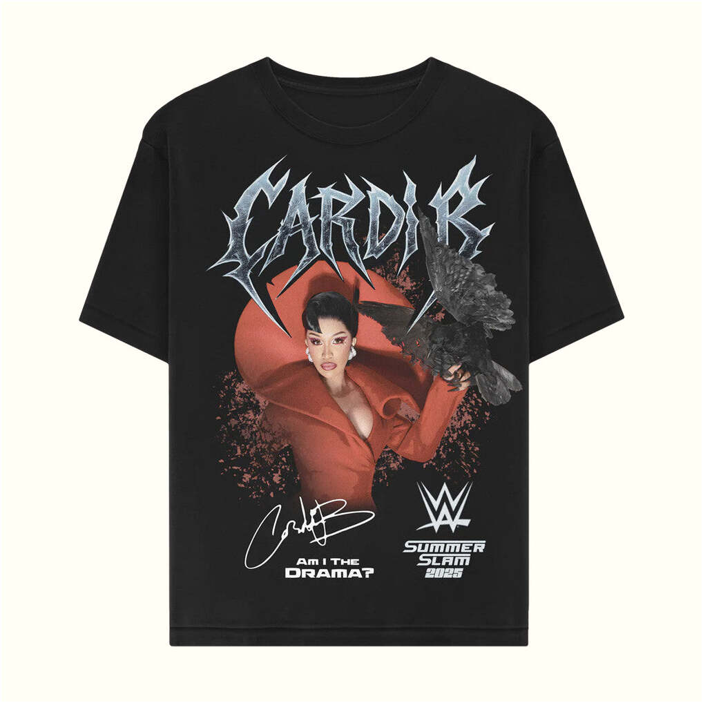 Cardi B Merch Am I The Drama X WWE Shirt Gifts For Girlfriend Birthday Gifts For Besties