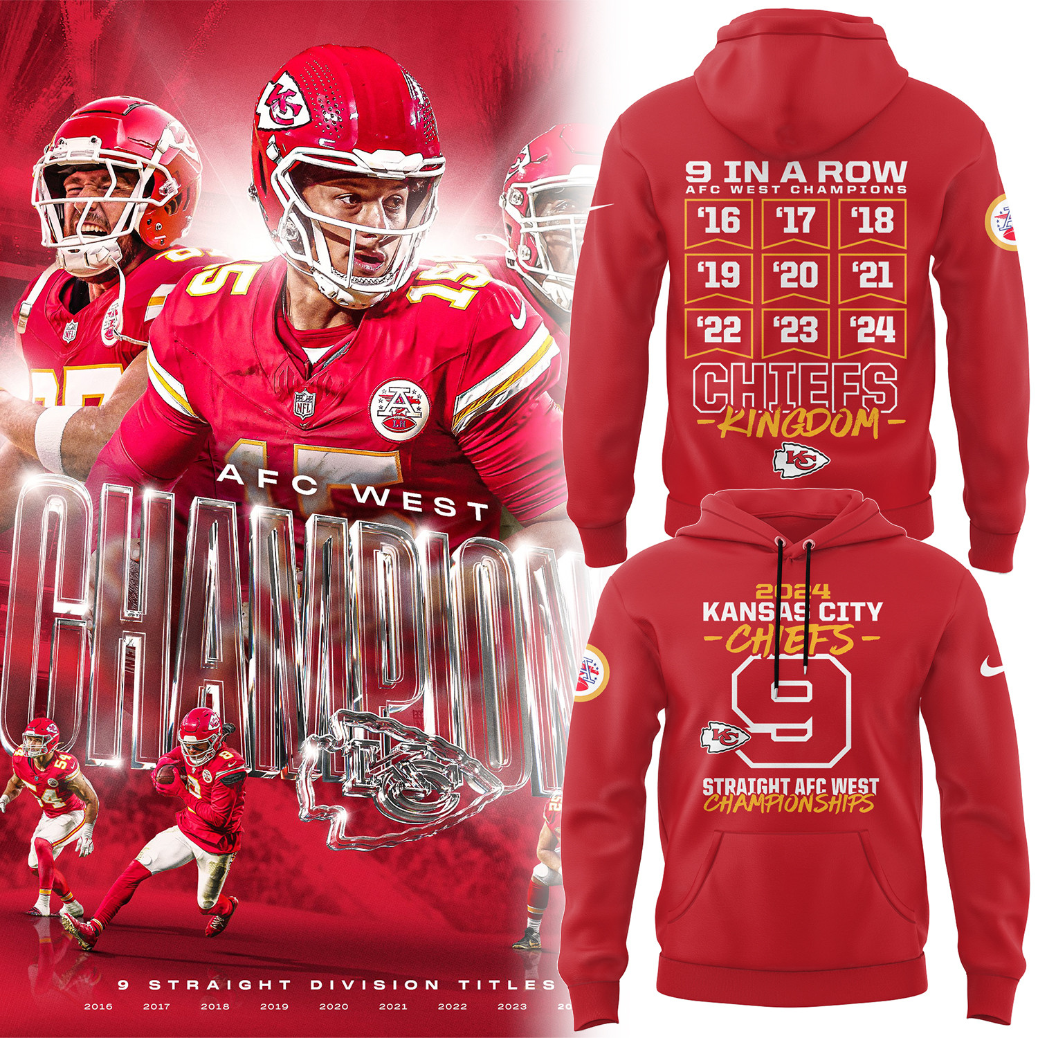 Champion Kansas City Chiefs Hoodie Best Gift For Football Lovers