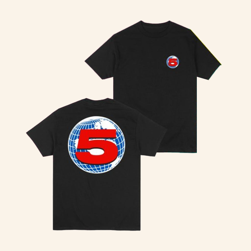 Channel 5 Merch Channel 5 Black T-Shirt Gifts For Friends