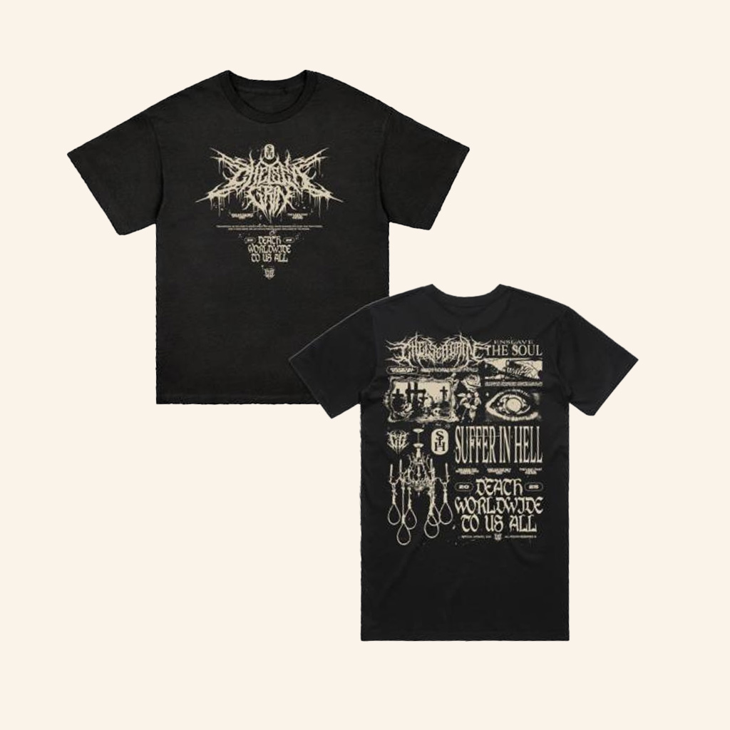 Chelsea Grin Band Merch Death Worldwide T-Shirt Gifts For Band Fans