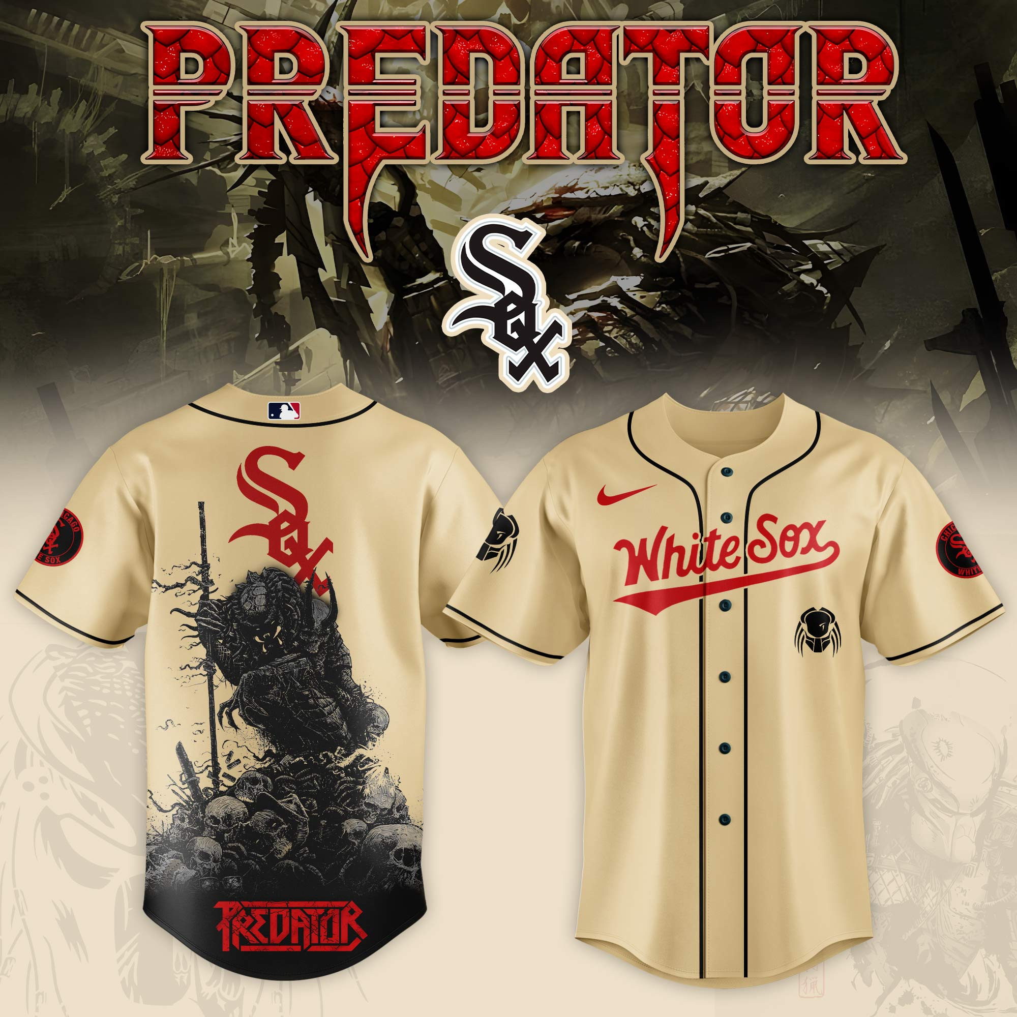 Chicago White Sox Mlb X Predator Baseball Jersey For Fans