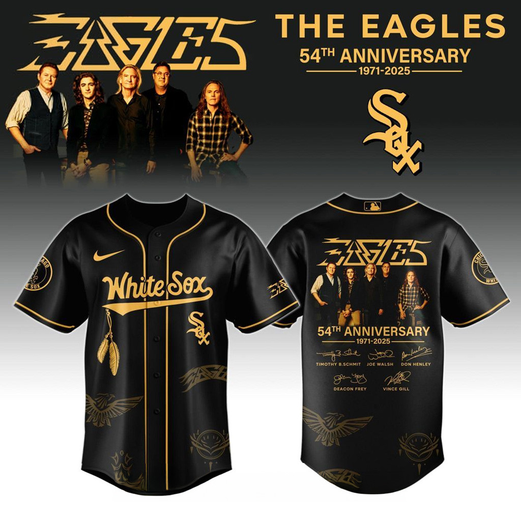 Chicago White Sox X Eagles Band Music Jersey Shirt 2025 Gift For Son