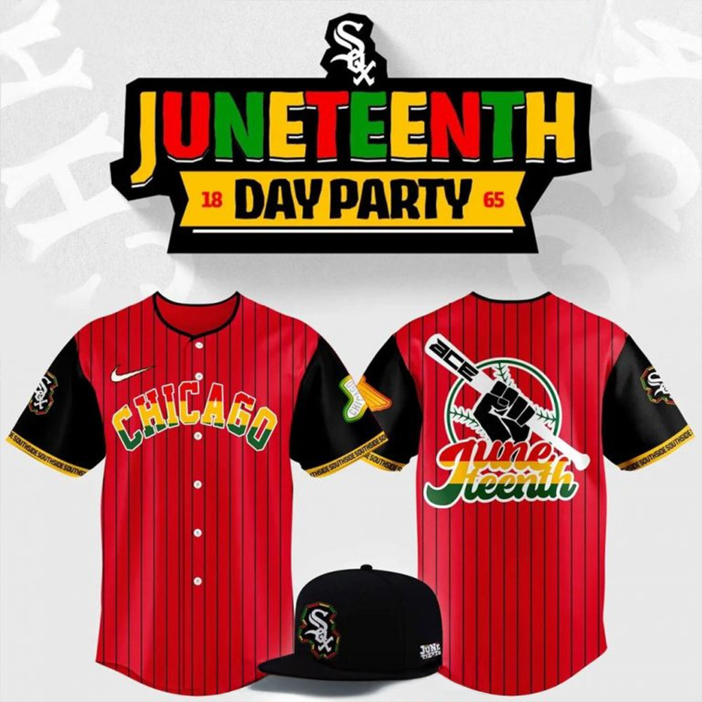Chicago White Sox x Juneteenth Heritage 2025 Baseball Jersey Chicago White Sox Merch Fans Gifts