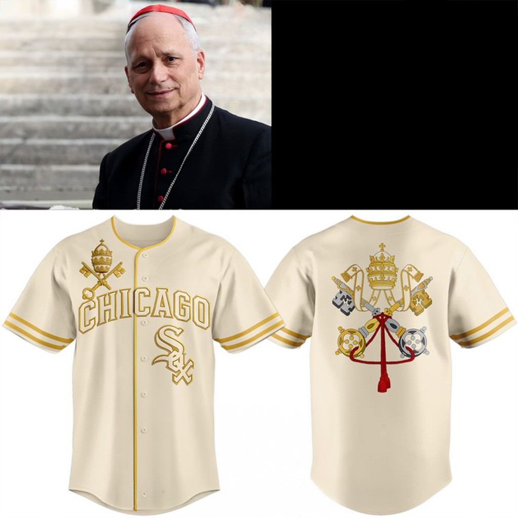Chicago White Sox x Pope Leo XIV Vatican Logo Baseball Jersey Chicago White Sox MLB Merch