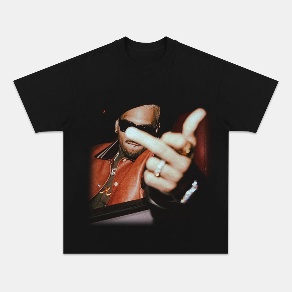 Chris Brown Black T-Shirt Chris Brown Merch Unique Gifts For Music Lovers