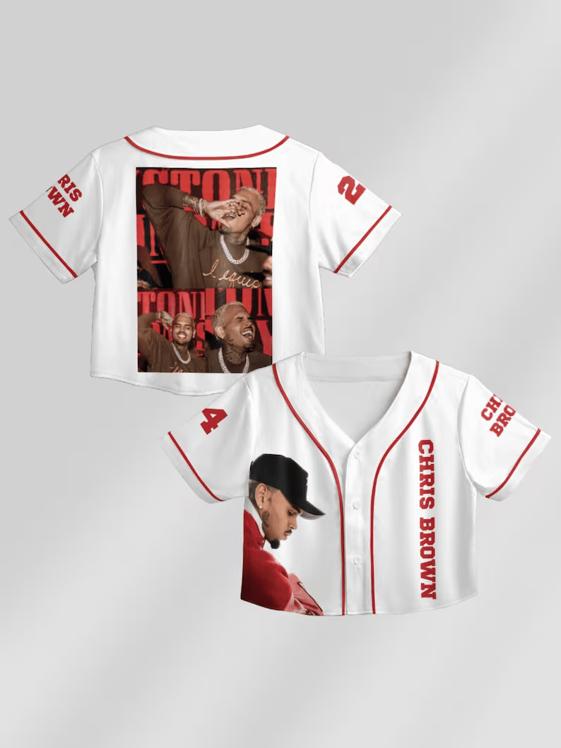 Chris Brown Breezy Bowl XX' World Tour Crop Top Jersey Gift For Music Lover