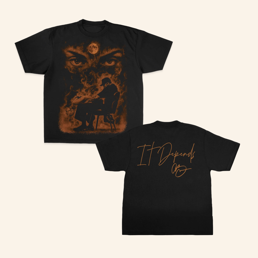 Chris Brown Merch It Depends T-Shirt Best Gifts For Music Fans