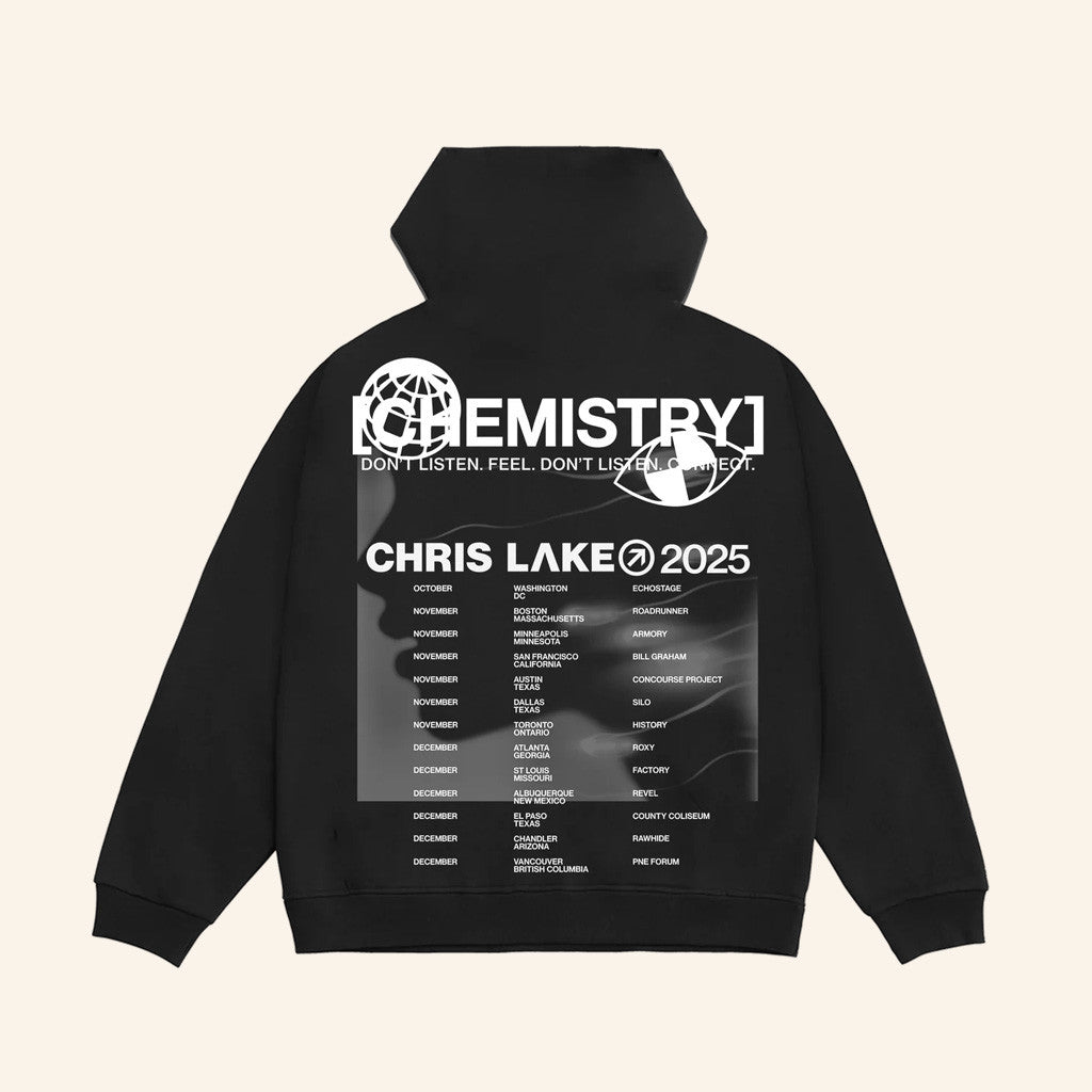 Chris Lake Merch Chemistry Tour Hoodie Chemistry Album Tour 2025 Apparel Fan Merch Besties Gift