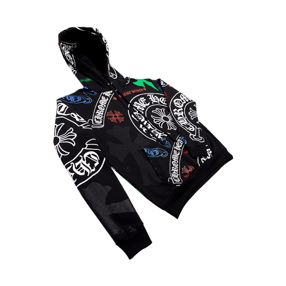 Chrome Hearts Hoodie Black Chrome Hearts Stencil Hoodie First Fathers Day Gift Ideas