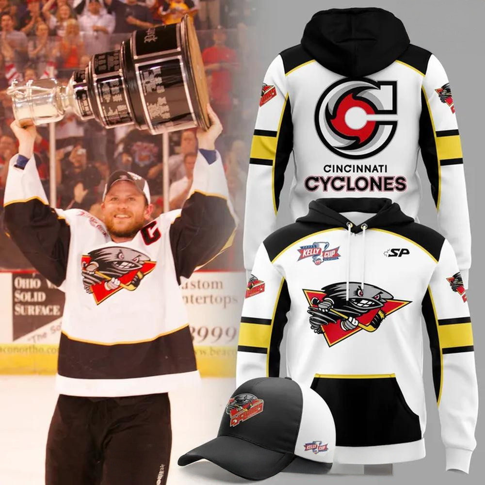 Cincinnati Cyclones 2025 Kelly Cup Finals Hoodie Cincinnati Cyclones Merch Gifts For Husband