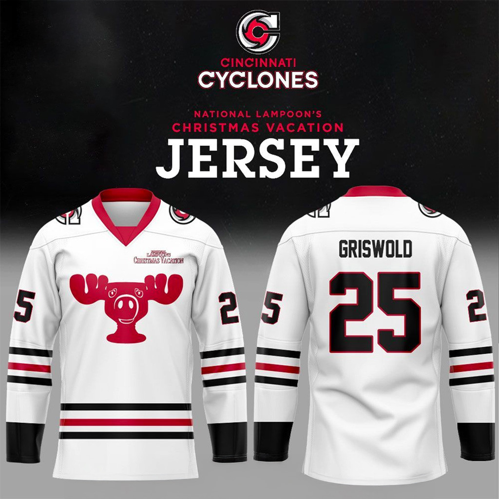 Cincinnati Cyclones National Lampoon's Christmas Vacation Jersey Cyclones Merch Gifts For Him