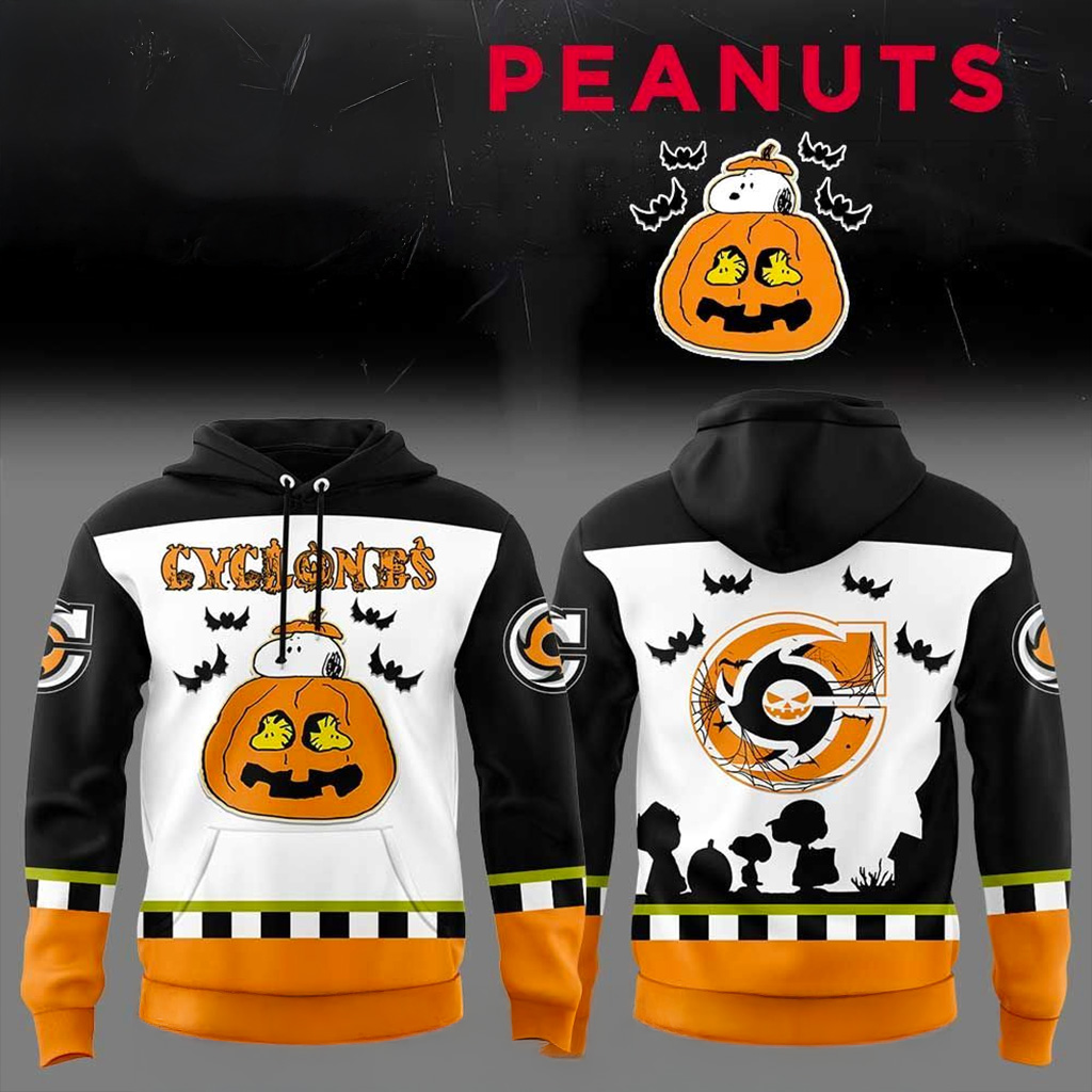 Cincinnati Cyclones X Peanuts Sublimated Hoodie Cyclones Merch Gifts For Husband