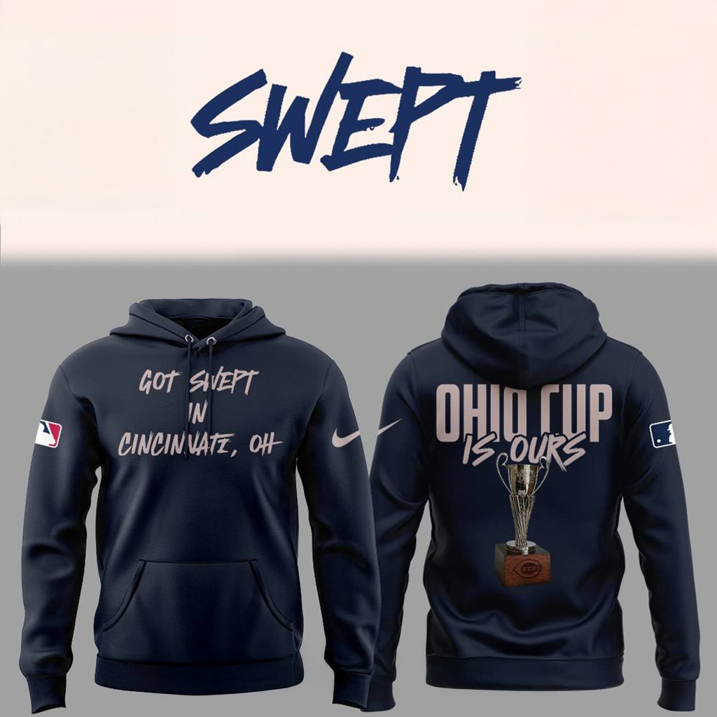 Cincinnati Reds Got Swept In Cincinnati Special Hoodie Cincinnati Reds Merch Fans Gifts