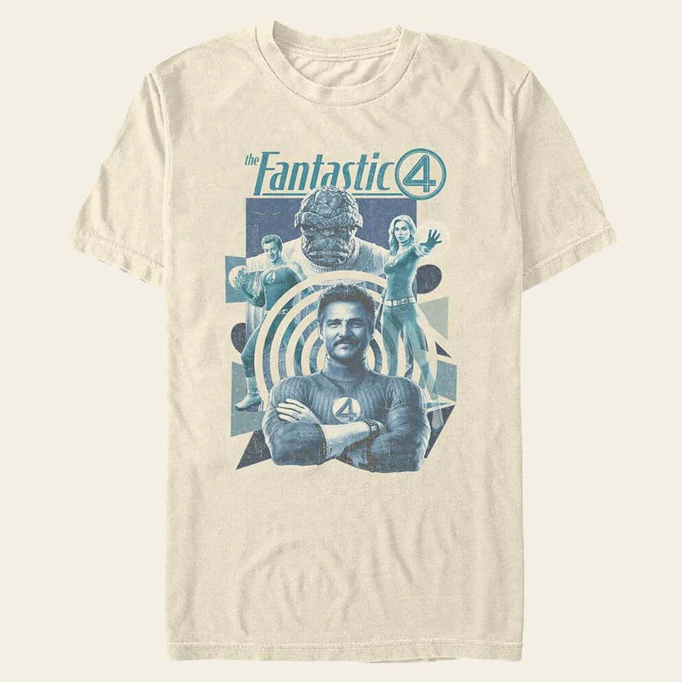 Cinemark Merch The Fantastic Four First Steps Greatest Heroes T-Shirt Best Gifts For Husband