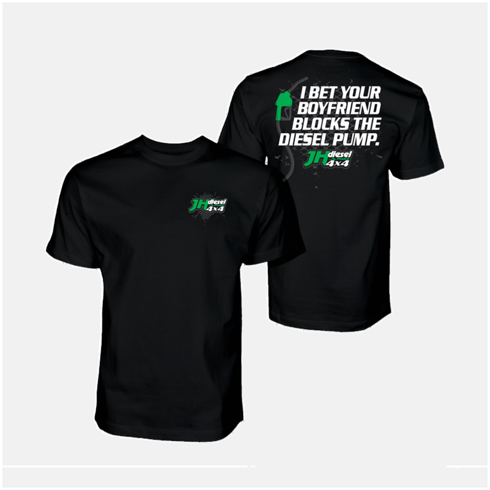 Cleetus Mcfarland Merch JH's Diesel Your Boyfriend Blocks Diesel Pump T-Shirt Gifts For Fans