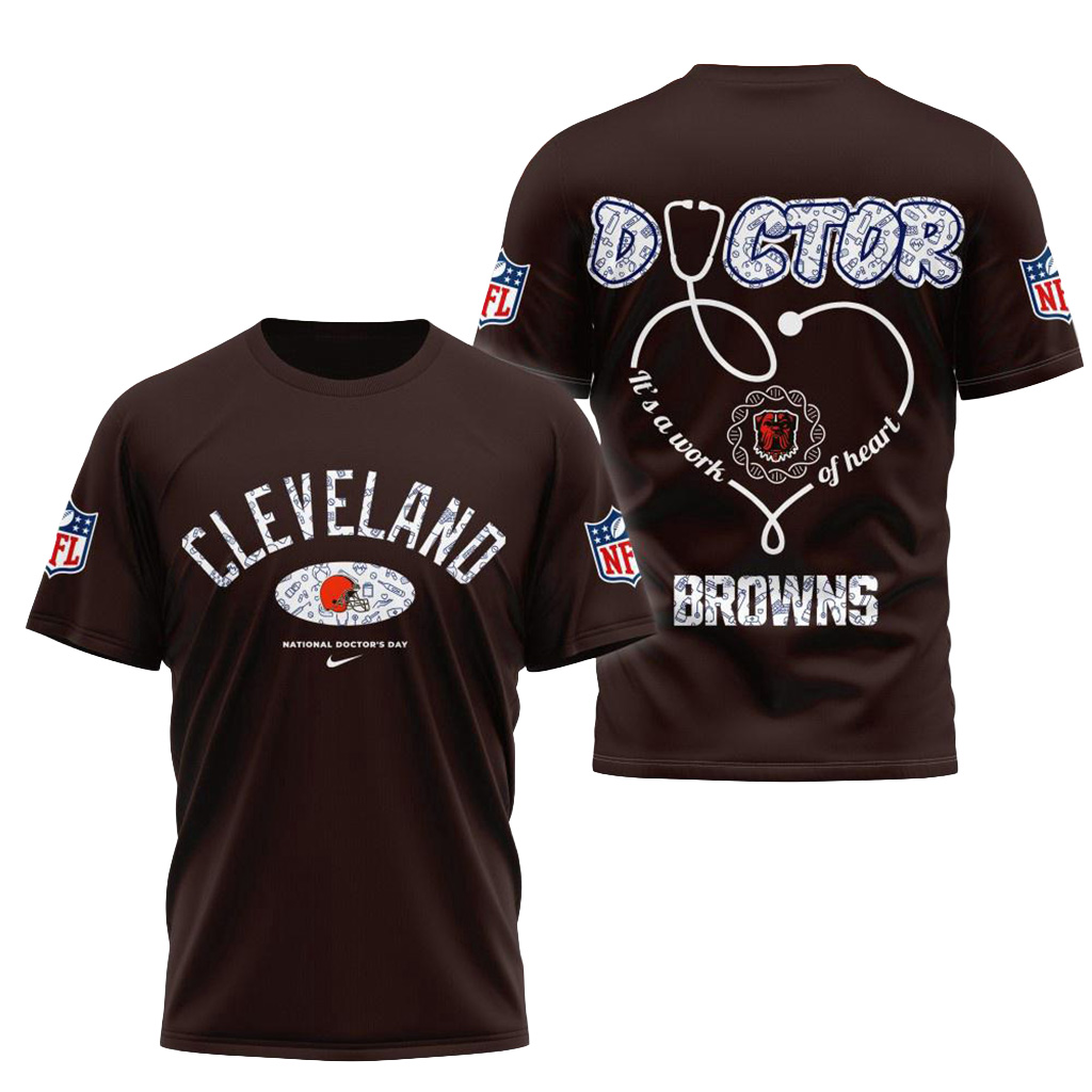 Cleveland Browns NFL National Doctors Day Shirt Cleveland Browns Merch Gifts For Doctor