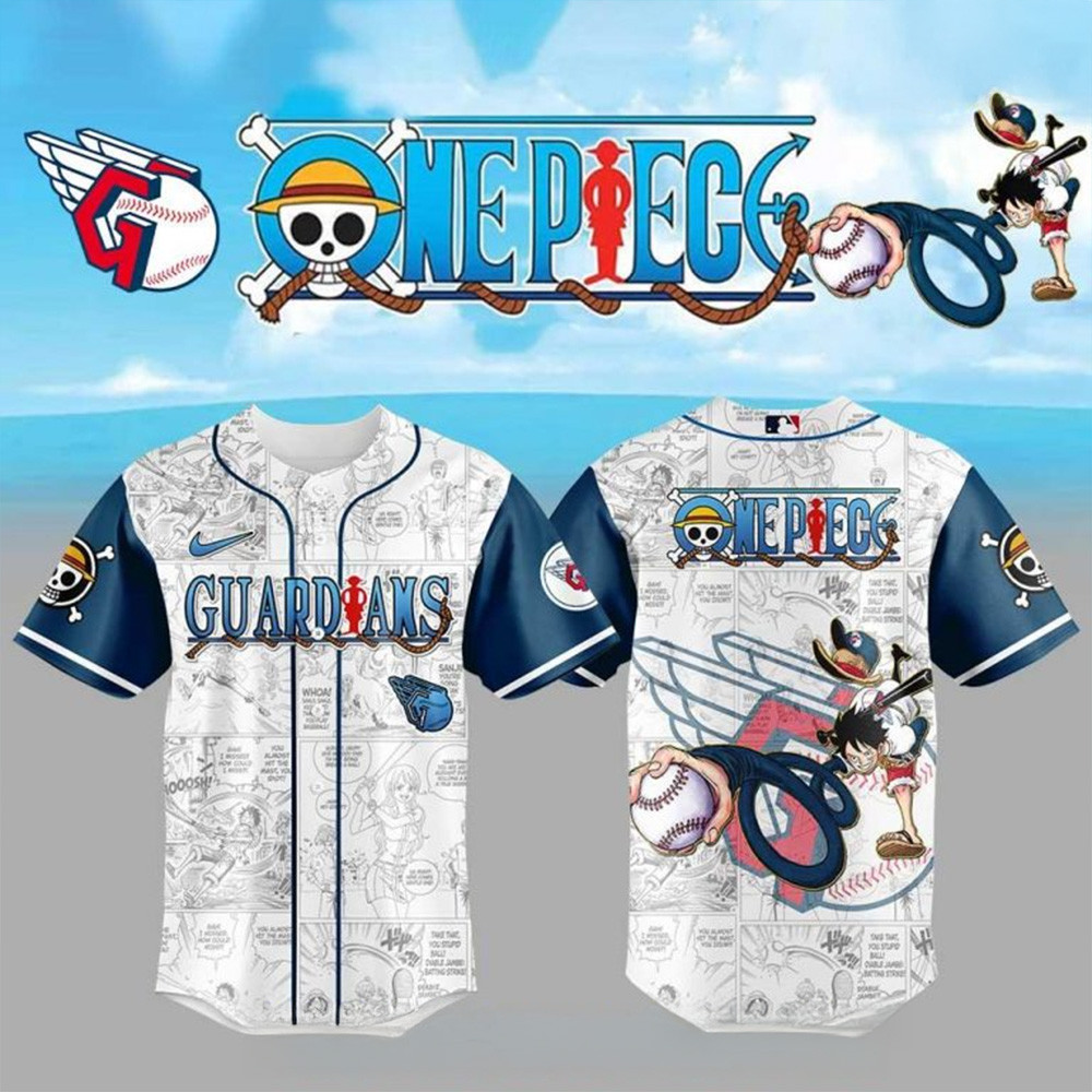 Cleveland Guardians One Piece Night Game Special Baseball Jersey Cleveland Guardians Merch