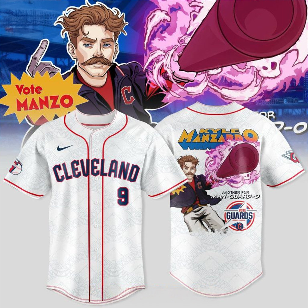 Cleveland Guardians Power All-Star Vote Manzo White Jersey Cleveland Guardians Merch