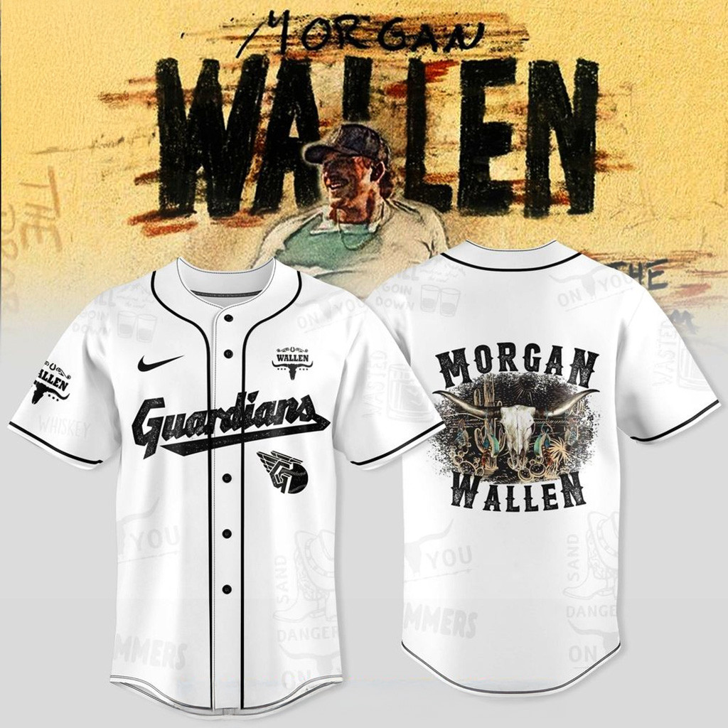 Cleveland Guardians X Wallen Morgan Tour Merch 2025 Jersey Cleveland Guardians Merch