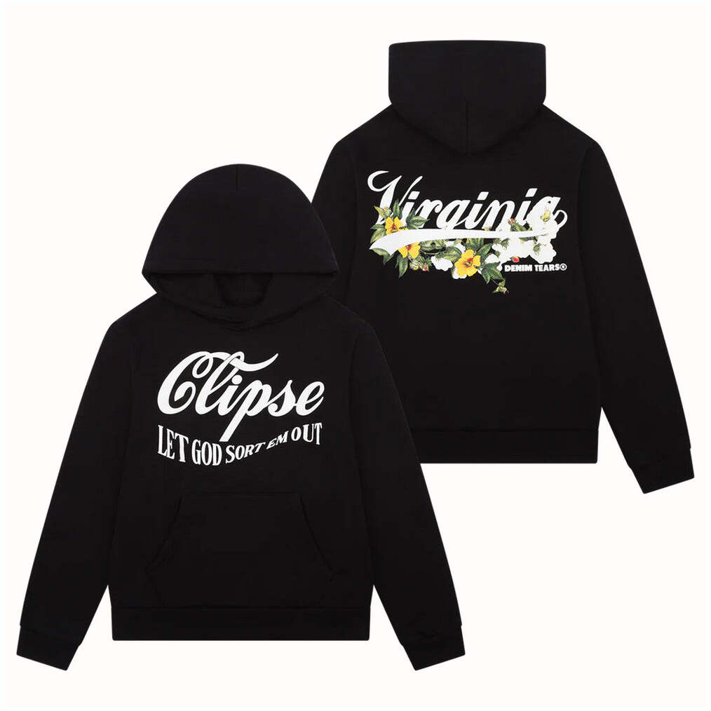 Clipse Tour Merch Denim Tears X Clipse Hoodie Gifts For Her Birthday Gifts For BFF