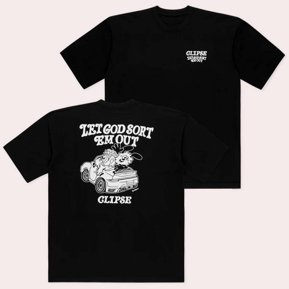 Clipse Tour Merch Verdy X Clipse Let God Sort Em Out T-Shirt Besties Gifts Gifts For Fans