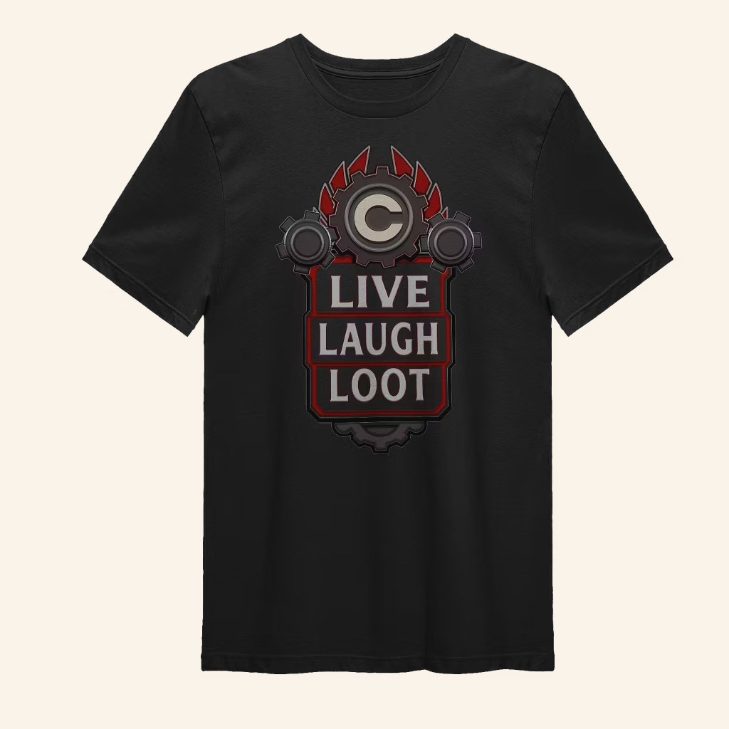 Cohhilition Store Merch Live Laugh Loot Shirt
