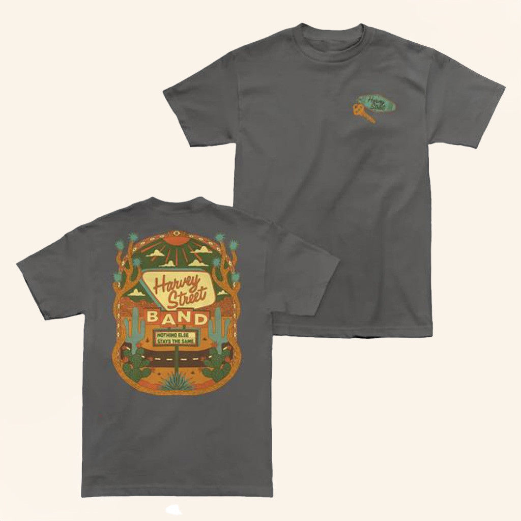 Cold Cuts Merch Harvey Street Band Cactus T-Shirt Gifts For Music Enthusiasts
