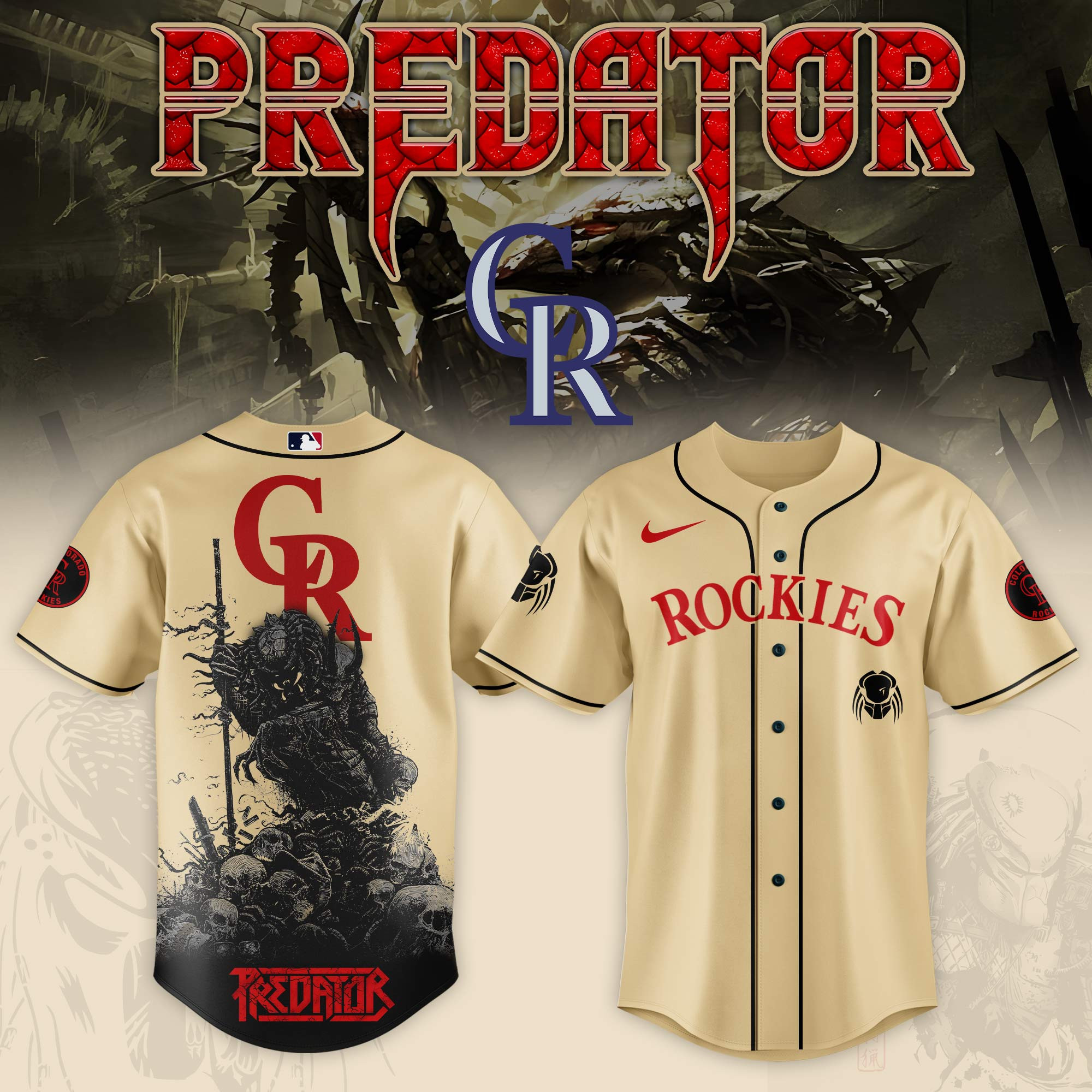 Colorado Rockies Mlb X Predator Baseball Jersey For Fans